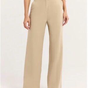 Sofia Vergara Linen Blend Wide Leg Pants Size 4